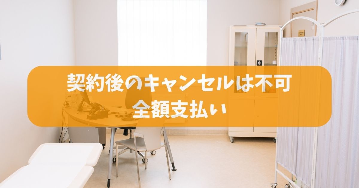 ABCクリニック神田院のキャンセル料金