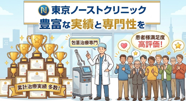 東京ノーストクリニックは豊富な実績と専門性で人気