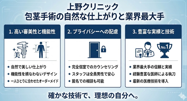上野クリニックは自然な仕上がりと業界最大手